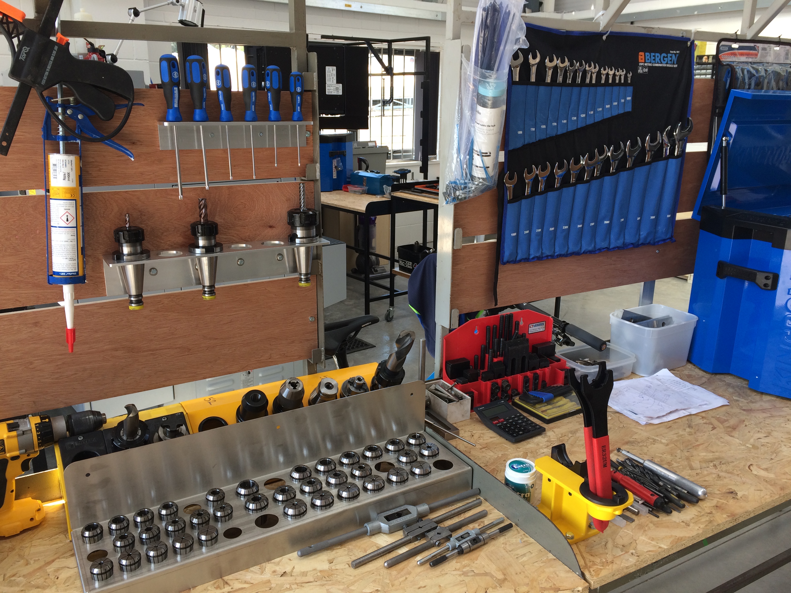Detail of precision machining work